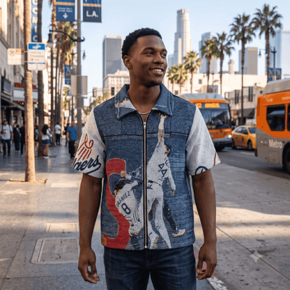 DODGERS V2 TAPESTRY TEE