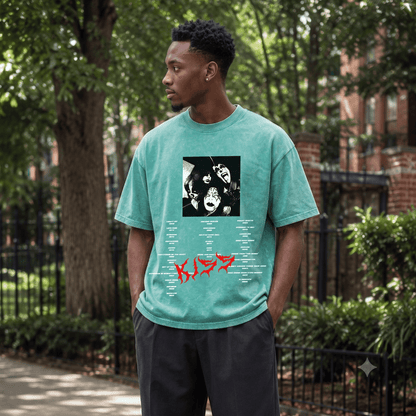 KISS HEAVY WEIGHT COTTON TEE-8883