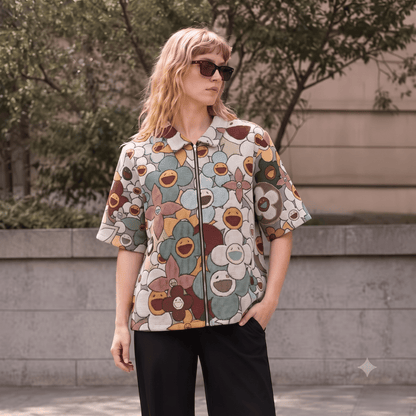 FLOWER TAPESTRY TEE
