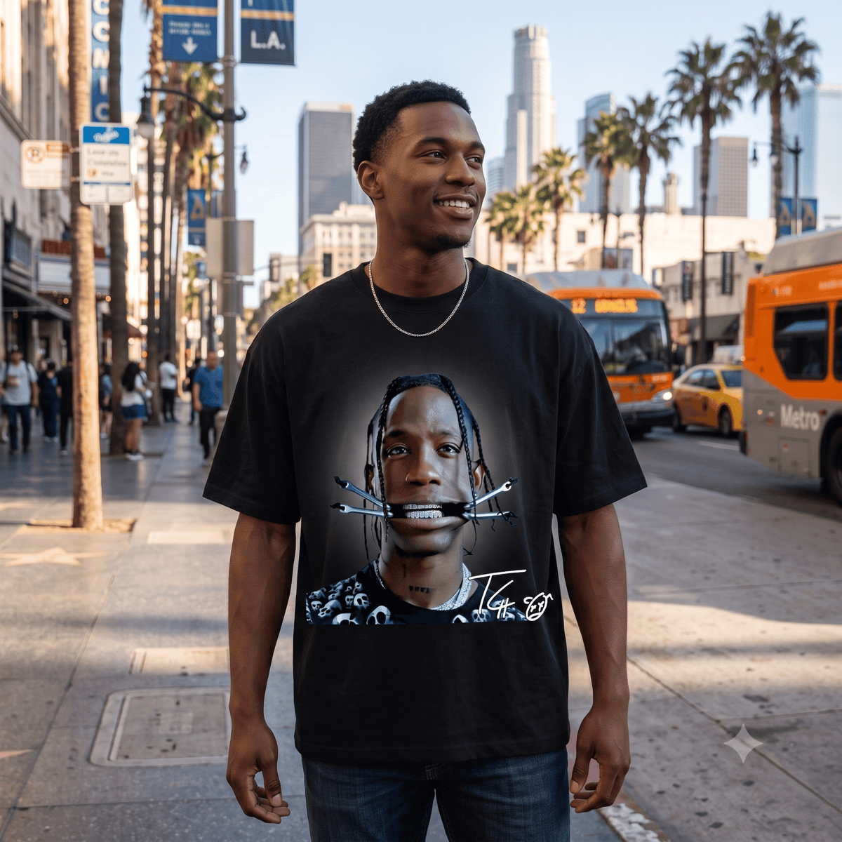 BIG FACE TRAVIS WEIGHT COTTON TEE-57013