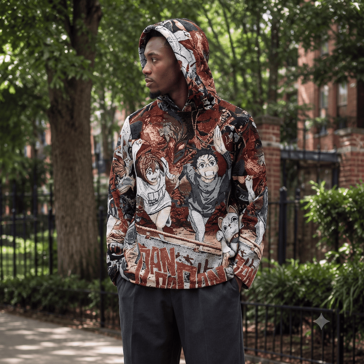 DANDADAN TAPESTRY HOODIE