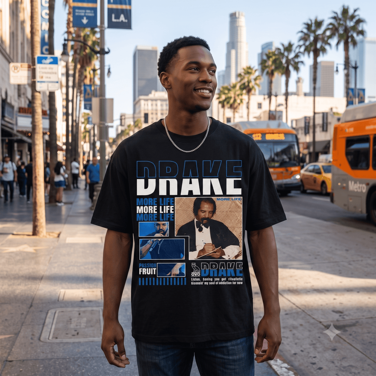 DRAKE HEAVY WEIGHT COTTON TEE-8994