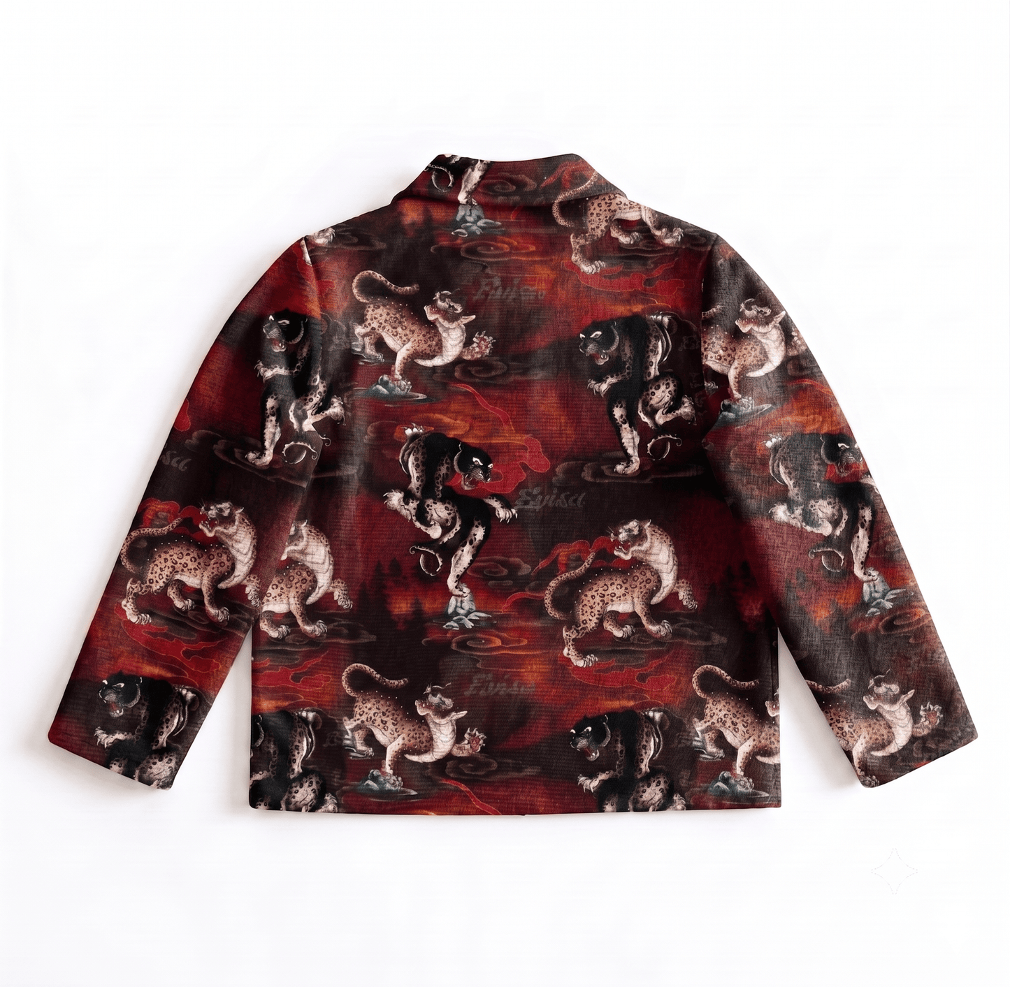 LEOPARD PRINT TAPESTRY JACKET