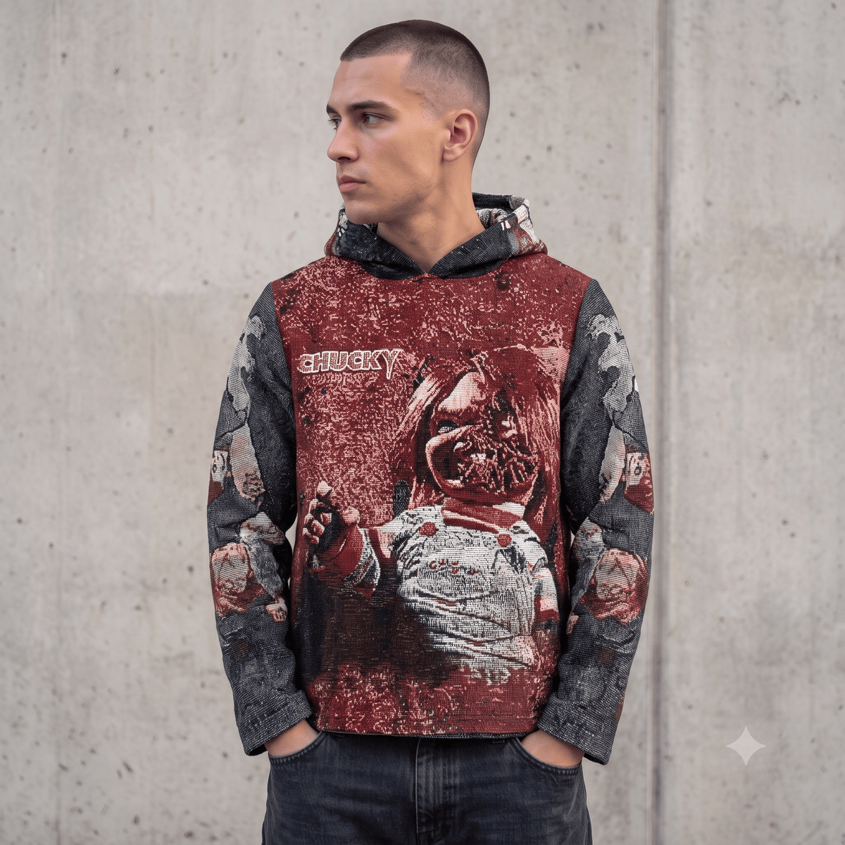 CHUCKY TAPESTRY HOODIE