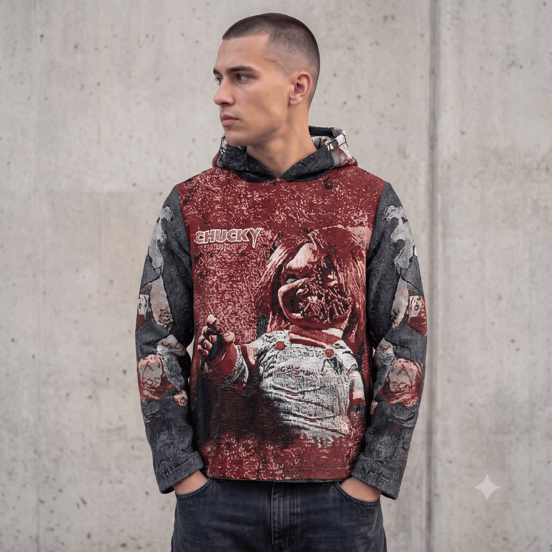 CHUCKY TAPESTRY HOODIE