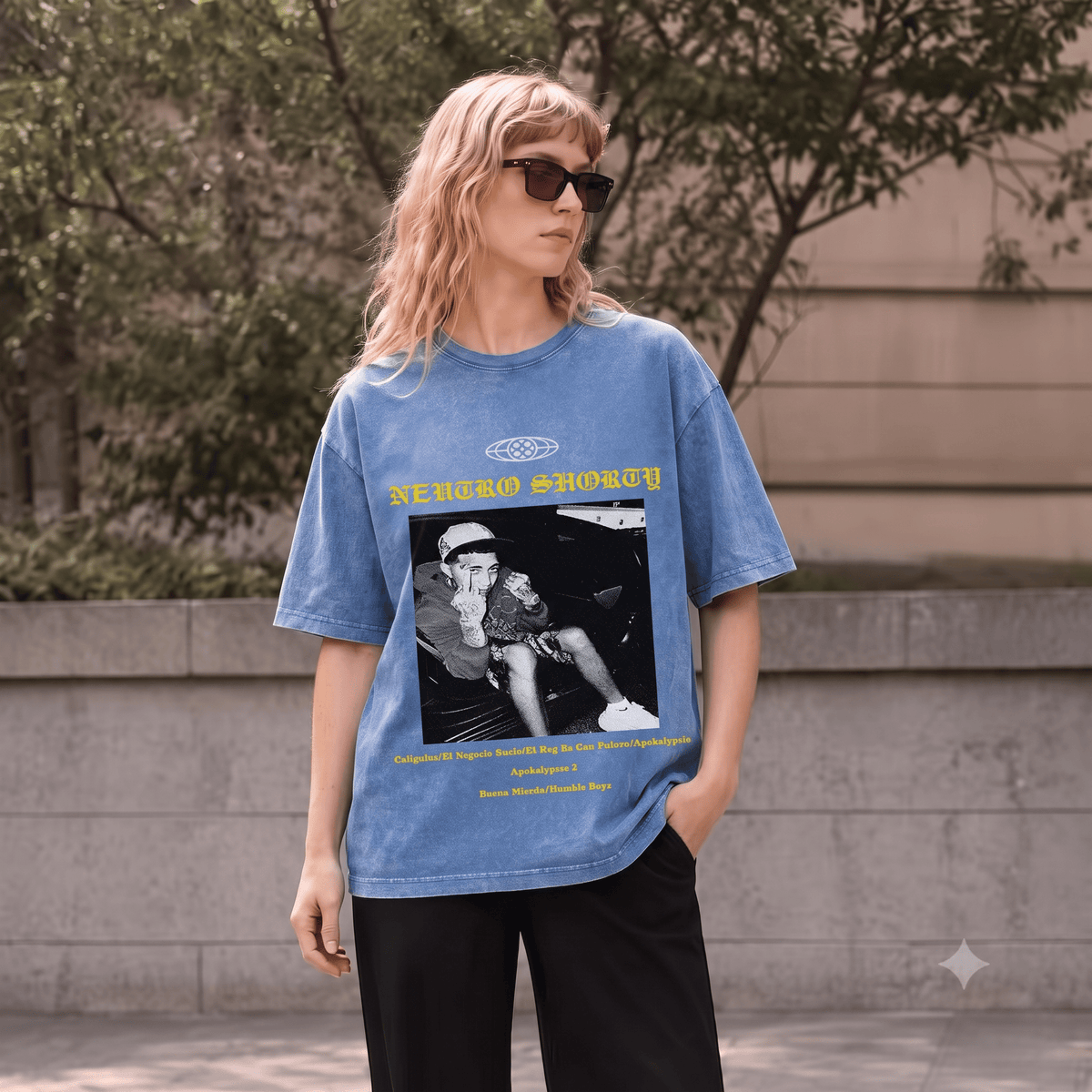 NEUTRO SHORTY HEAVY WEIGHT COTTON TEE-8942