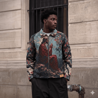SAVIOR IN THE SAKURA TAPESTRY JACKET