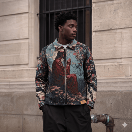 SAVIOR IN THE SAKURA TAPESTRY JACKET
