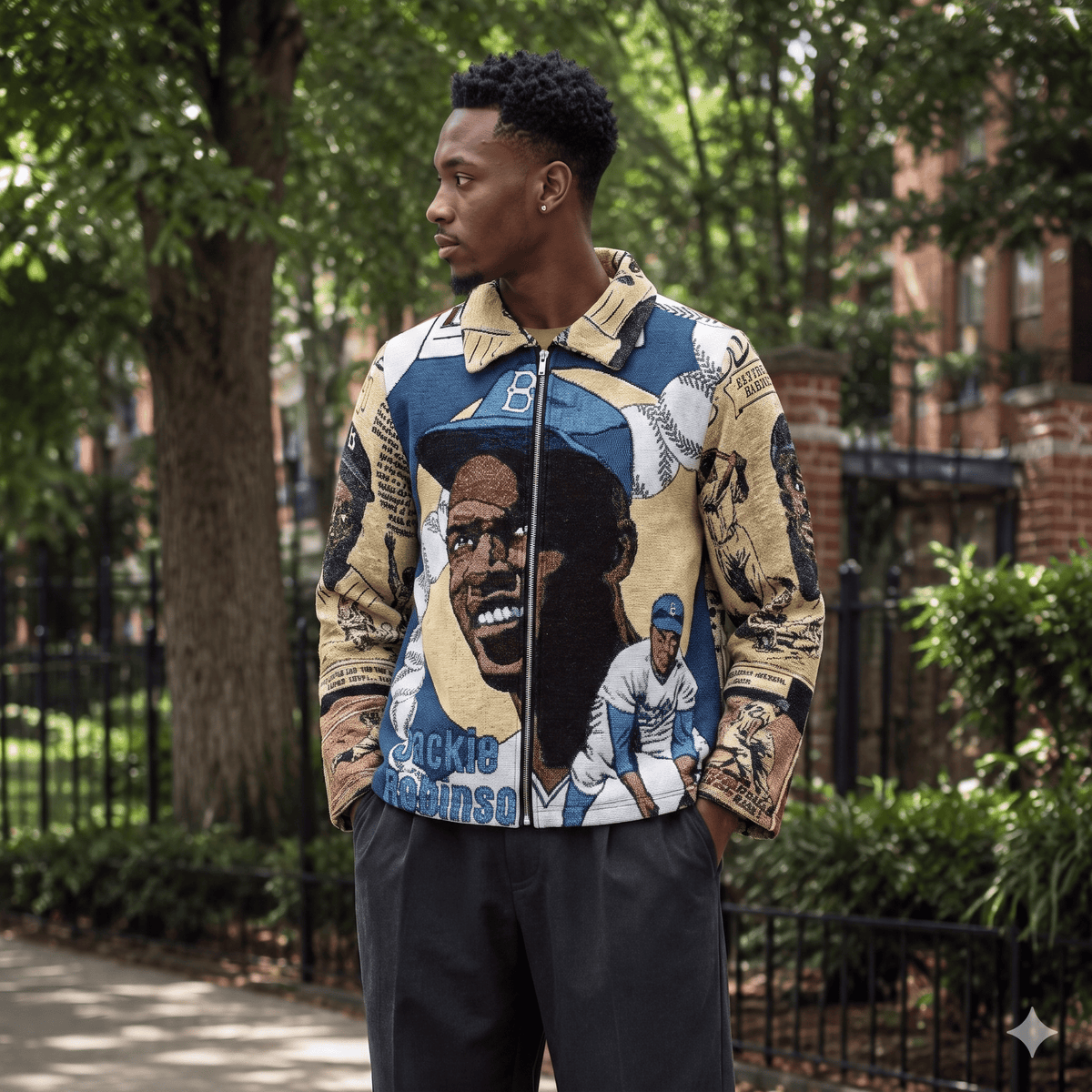 JACKIEROBINSO Tapestry JACKET