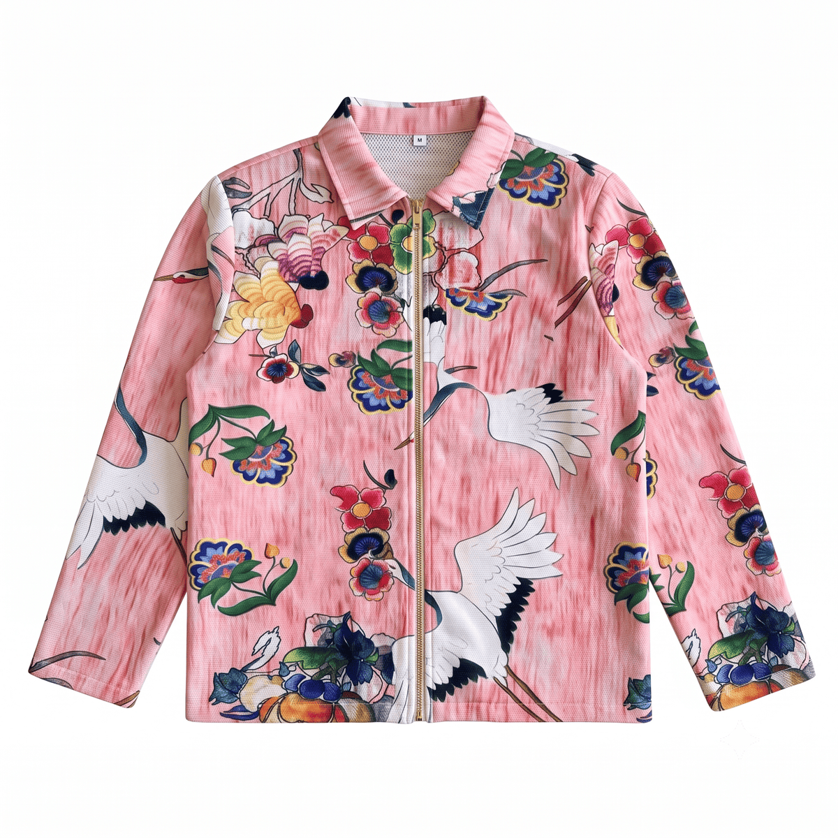 RED-CROWNED CRANE TAPESTRY JACKET