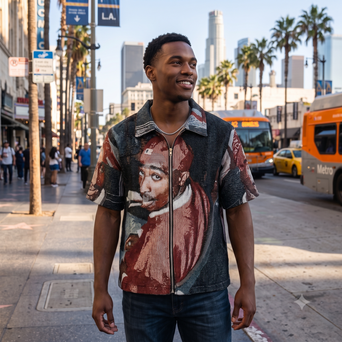 2PAC V5 TAPESTRY TEE