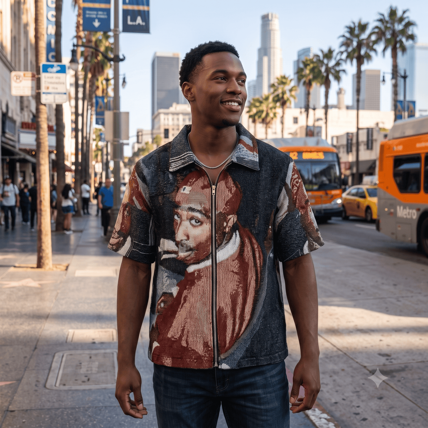 2PAC V5 TAPESTRY TEE