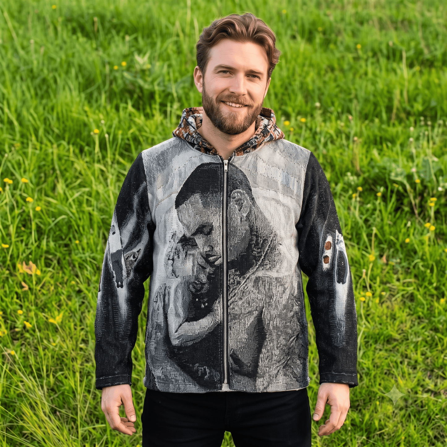 CHRIS BROWN V3 TAPESTRY HOODIE