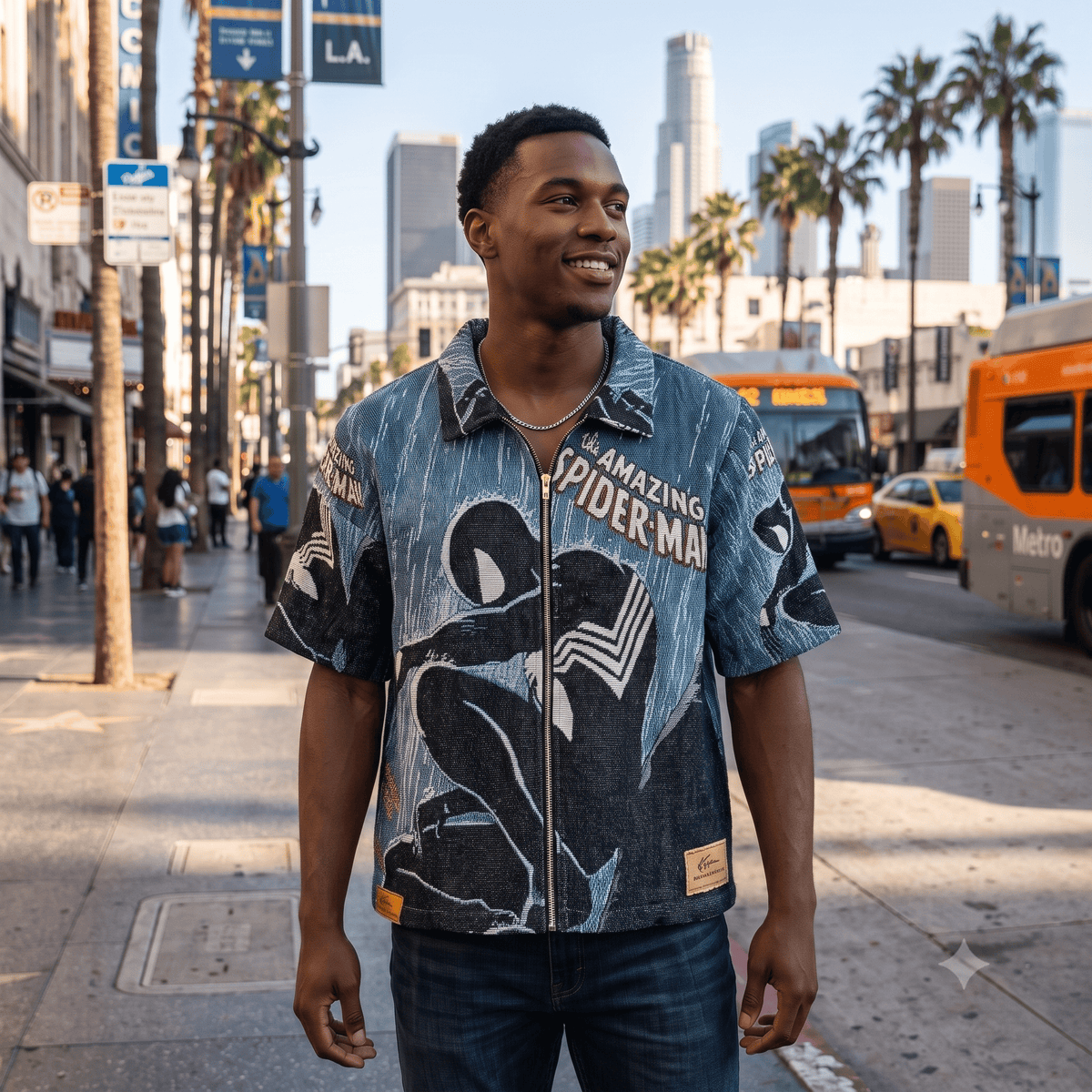 SPIDER MAN V5 TAPESTRY TEE