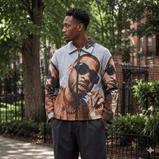HIP HOP RAPPER TAPESTRY JACKET