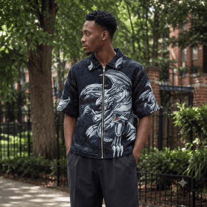 BLUE EYES WHITE DRAGON TAPESTRY TEE