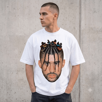 BIG FACE BAD BUNNY TEE-57071
