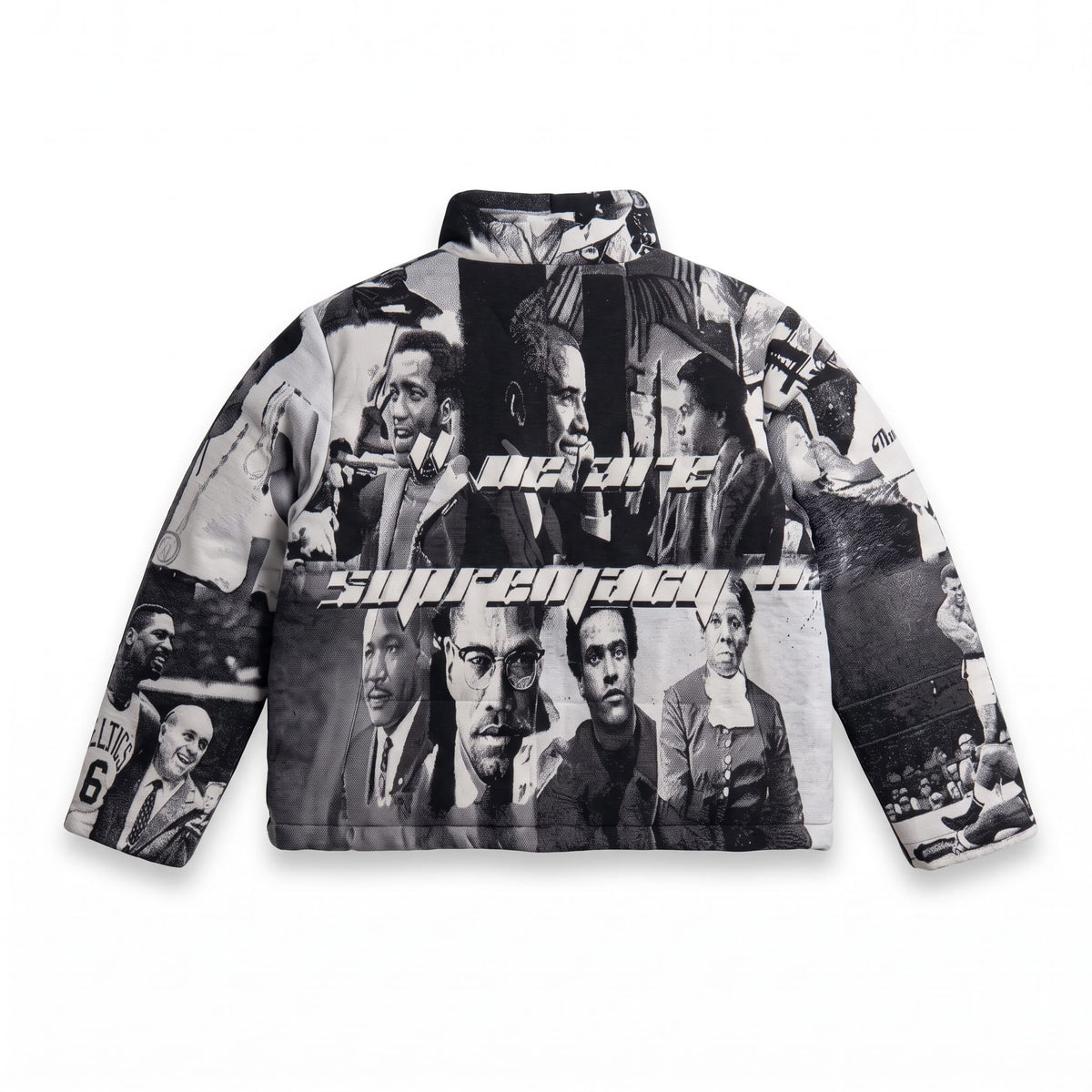 BLACK LEADER TAPESTRY COAT