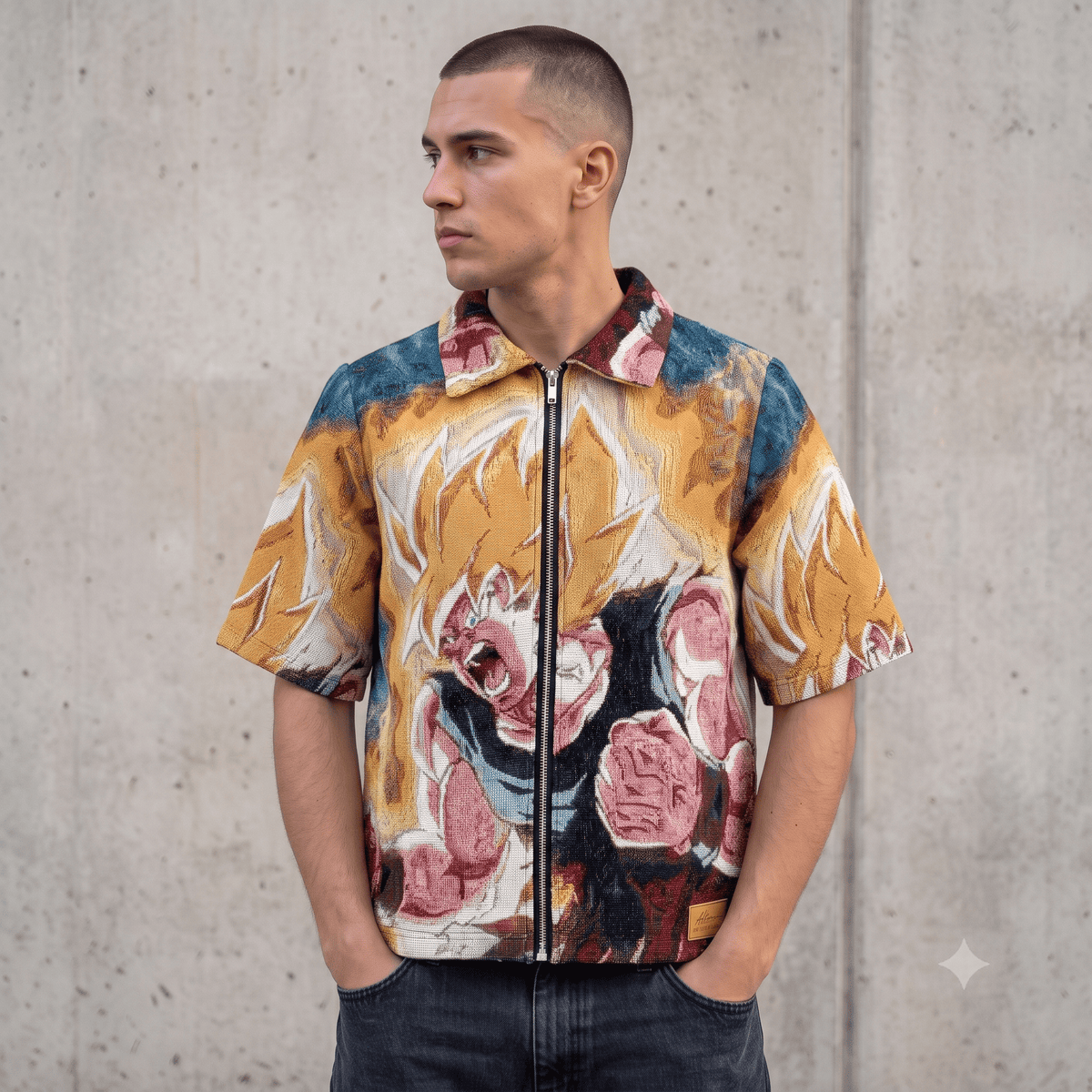 SAIYAN TAPESTRY TEE