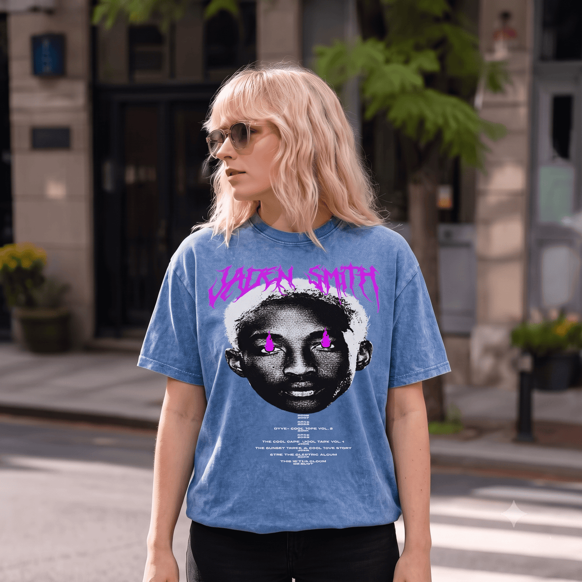 JADEN SMITH HEAVY WEIGHT COTTON TEE-8905