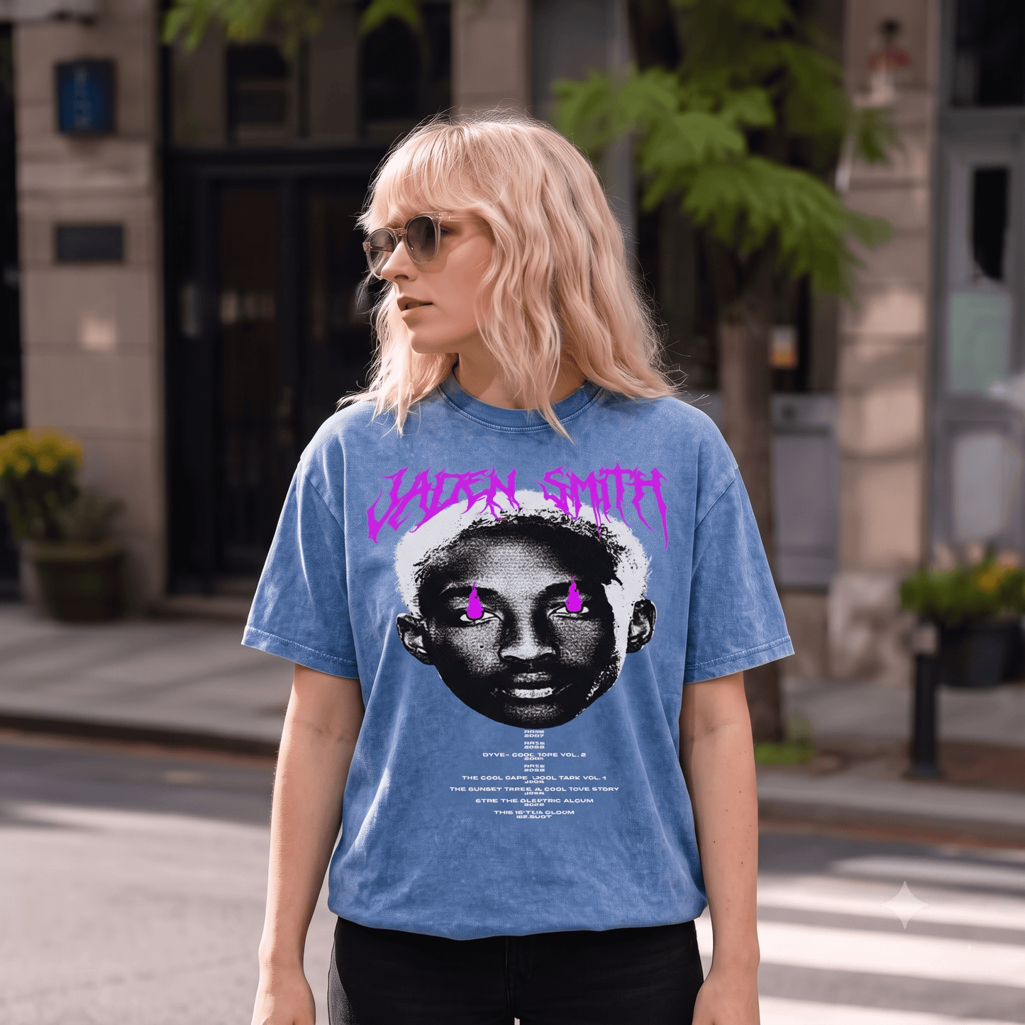 JADEN SMITH HEAVY WEIGHT COTTON TEE-8905
