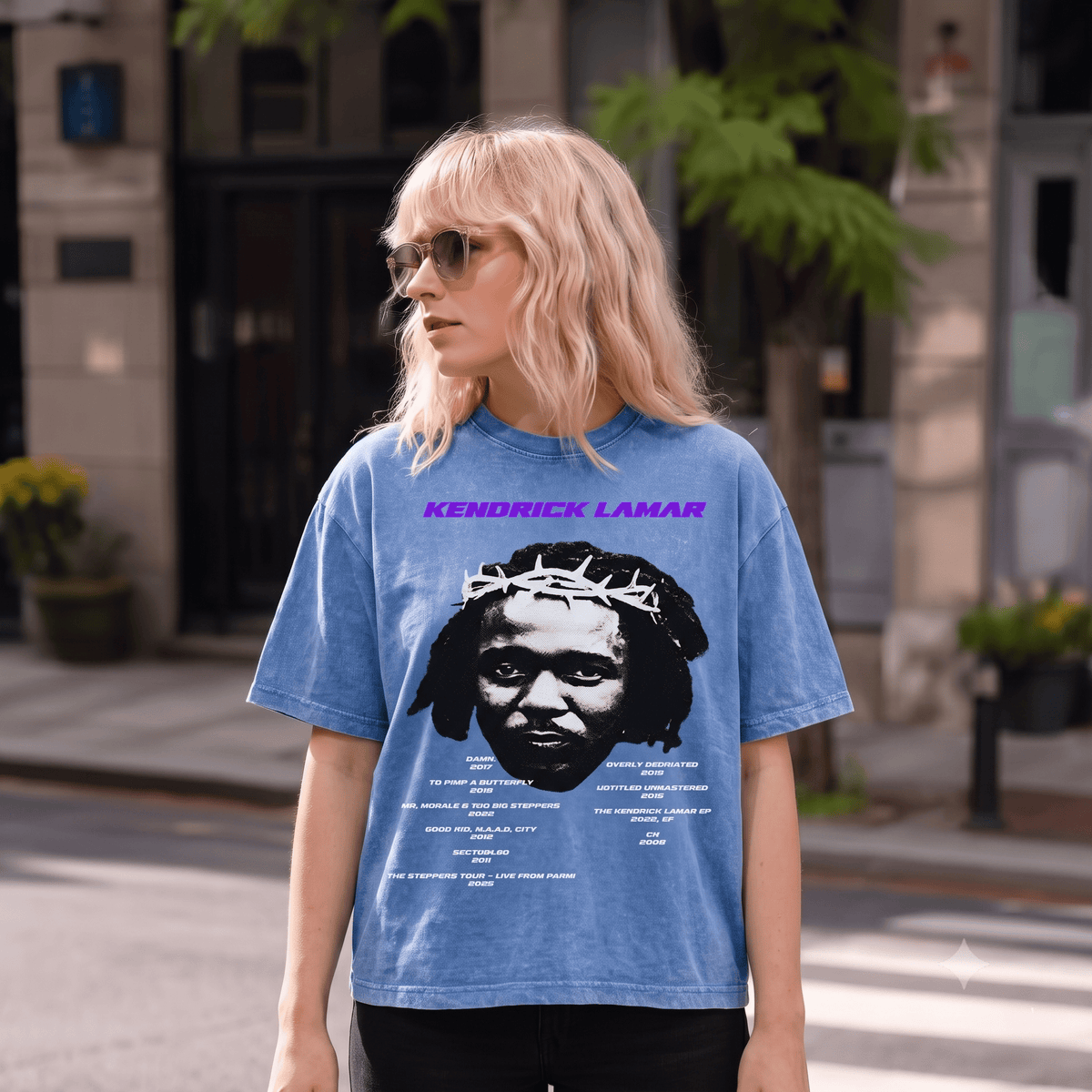 KENDRICK LAMAR HEAVY WEIGHT COTTON TEE-8882