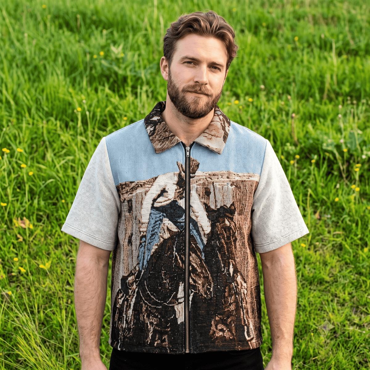 COWBOY TAPESTRY TEE