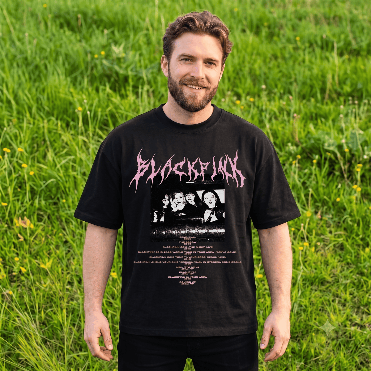 BLACKPINK HEAVY WEIGHT COTTON TEE-8898