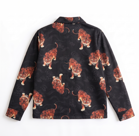 TIGER PRINT TAPESTRY JACKET