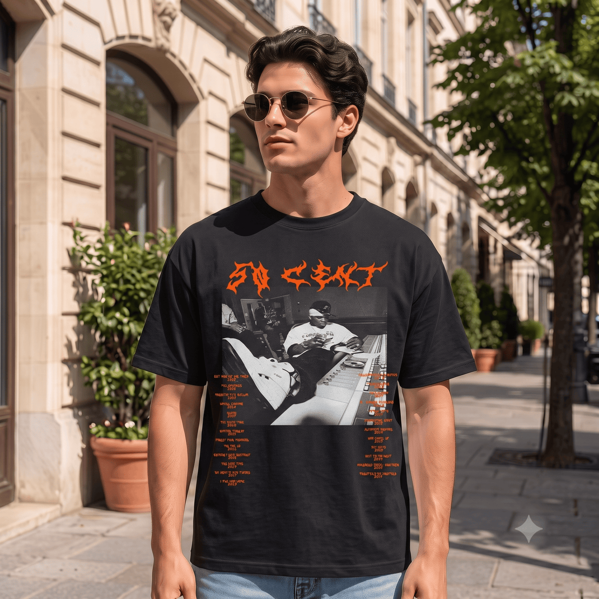 50 CENT HEAVY WEIGHT COTTON TEE-8922