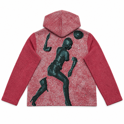 HEARTS SOLD SEPARATELY TAPESTRY HOODIE