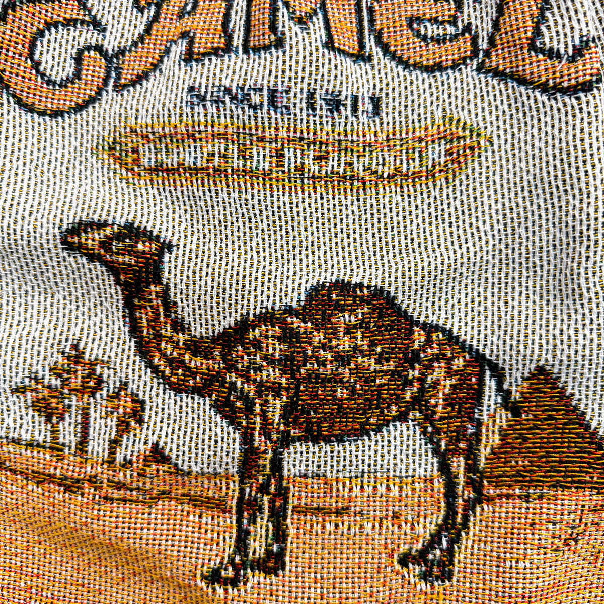 CAMEL TAPESTRY SHORTS