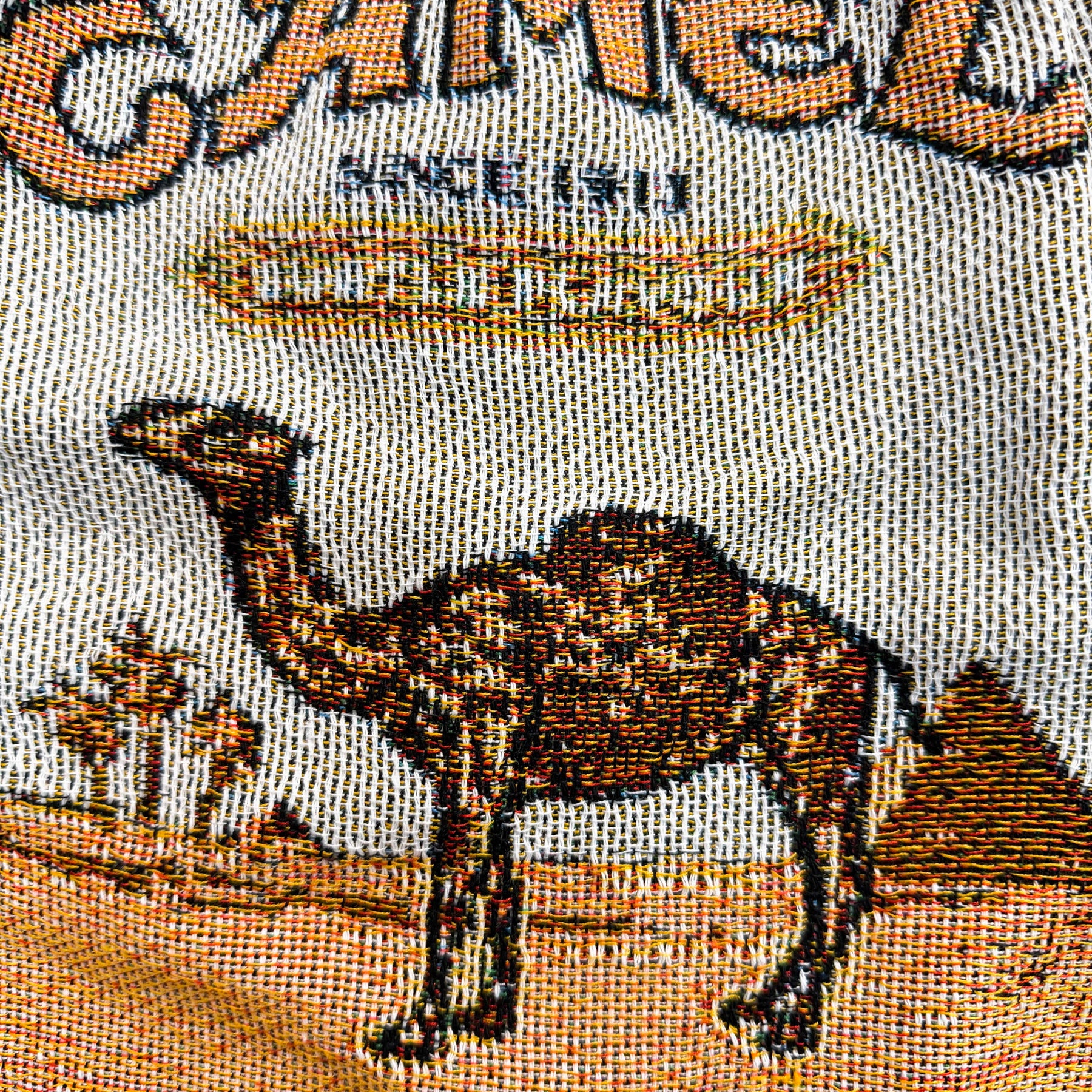 CAMEL TAPESTRY SHORTS