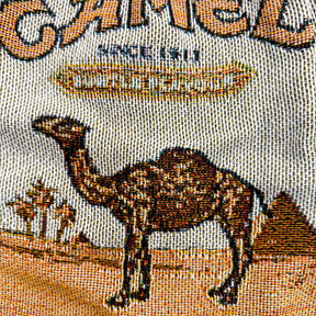 CAMEL TAPESTRY SHORTS