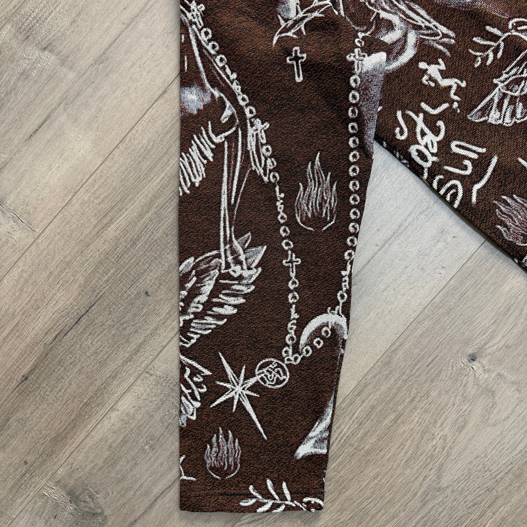 RETRO TIE DYE CROS BROWN JACKET