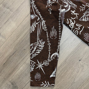 RETRO TIE DYE CROS BROWN JACKET