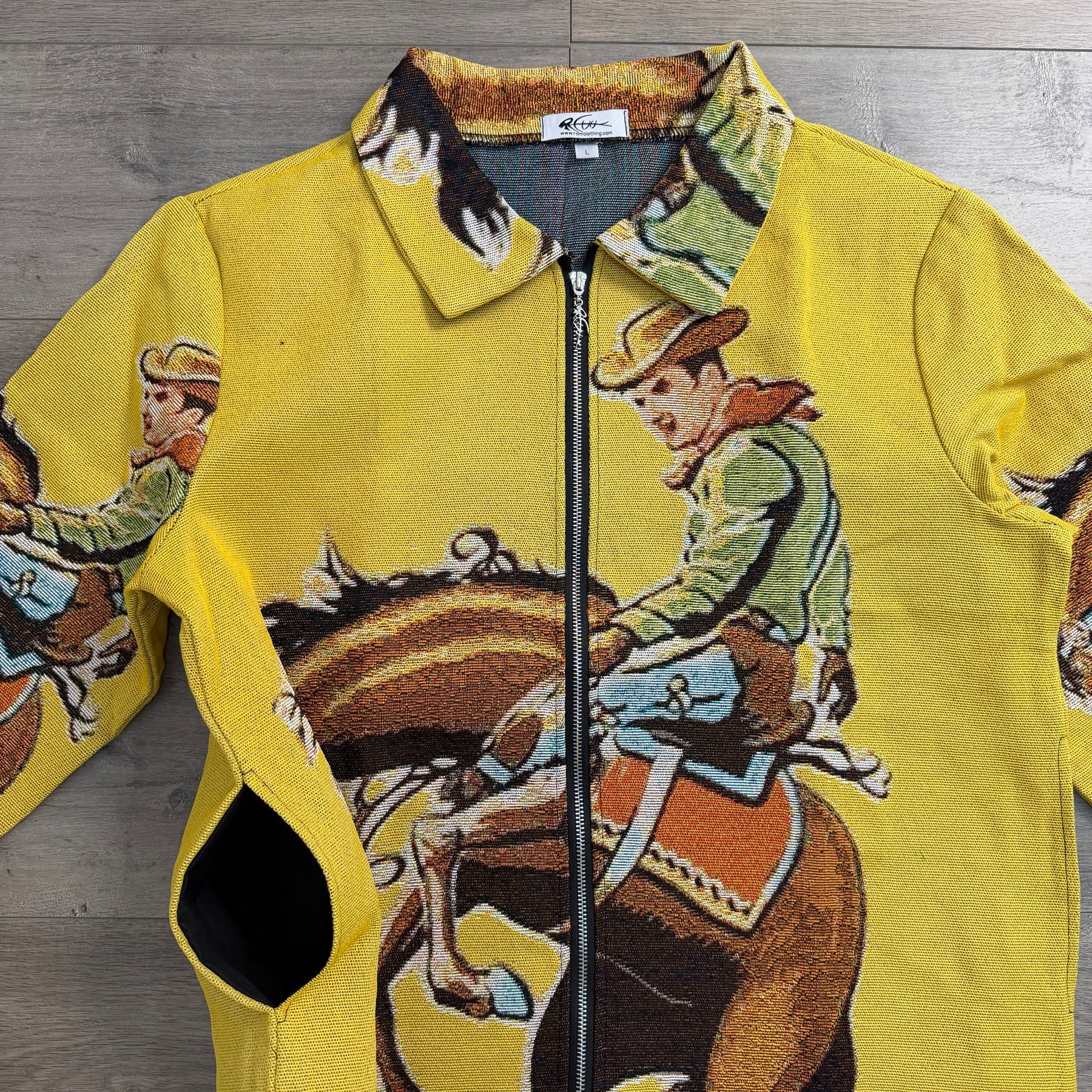 MAN RIDING BUCKING HORSE V1 JACKET