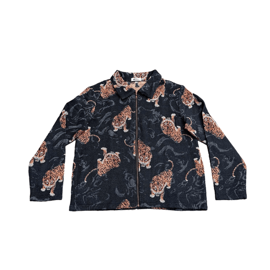 TIGER PRINT TAPESTRY JACKET