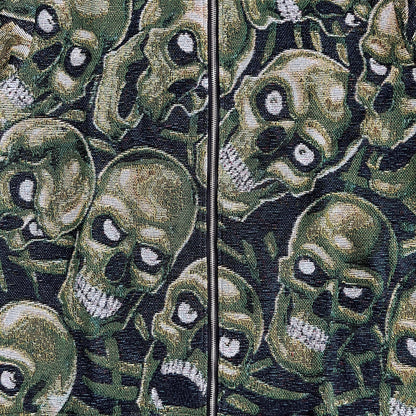 GREEN SKULL TAPESTRY TEE