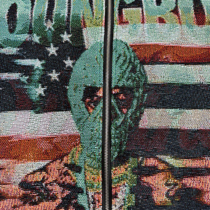 GREEN YOUNGBOY TAPESTRY JACKET