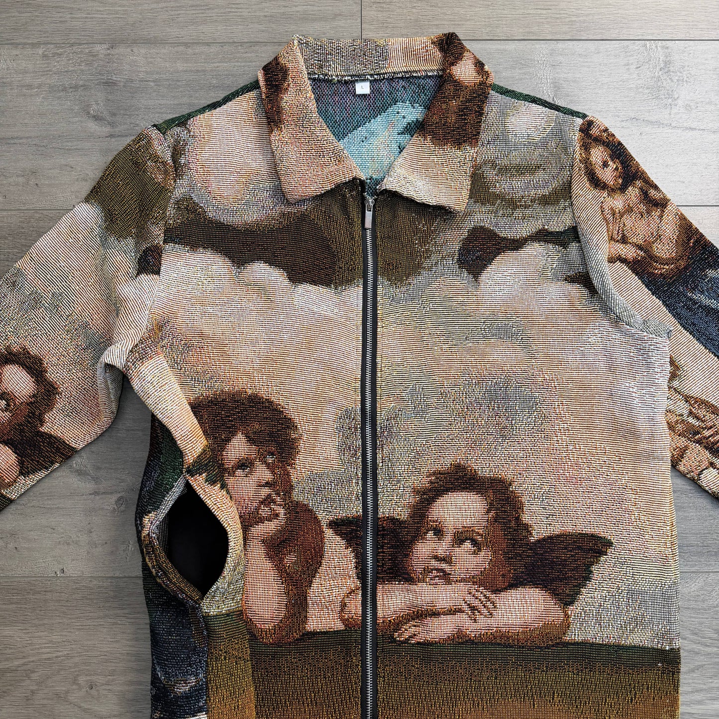 TWO ANGELS TAPESTRY JACKET