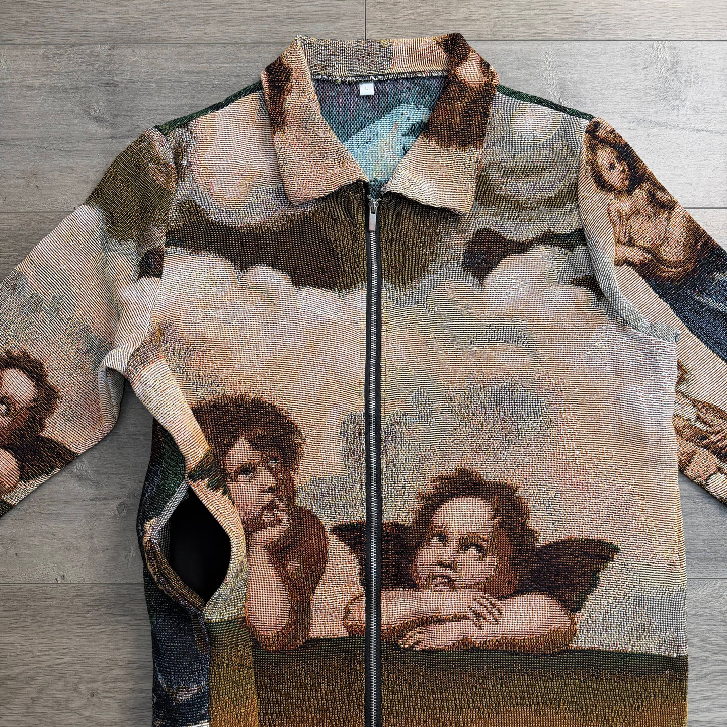 TWO ANGELS TAPESTRY TEE