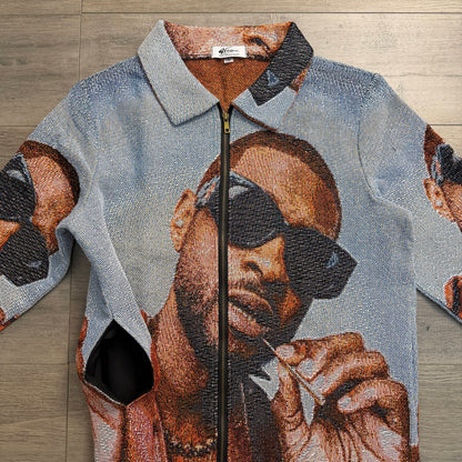 HIP HOP RAPPER TAPESTRY JACKET