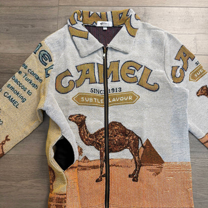 CAMEL TAPESTRY TEE