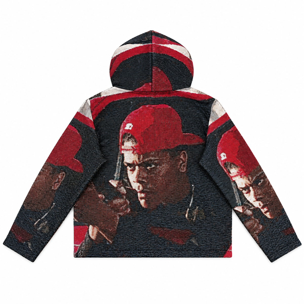 IS U GON SLIDE TAPESTRY HOODIE
