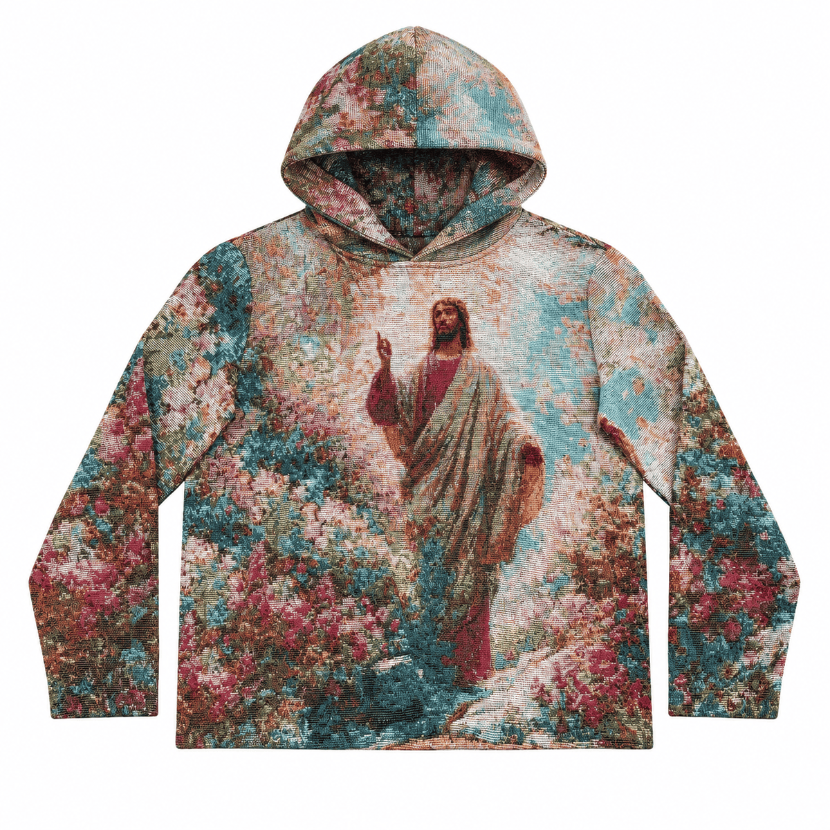 LIGHT OF GARDEN TAPESTRY HOODIE