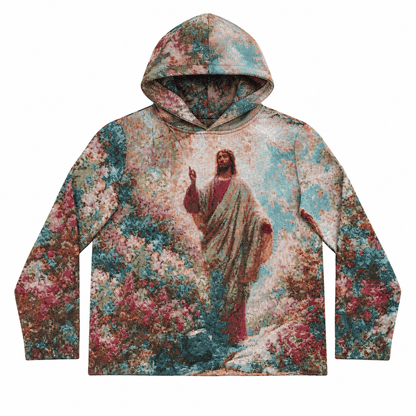 LIGHT OF GARDEN TAPESTRY HOODIE