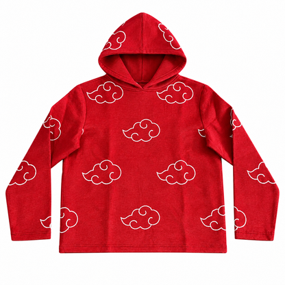 RED N TAPESTRY HOODIE