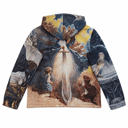 RINGS TAPESTRY HOODIE