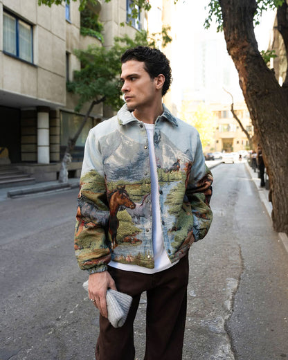 FREE HORSE TAPESTRY JACKET
